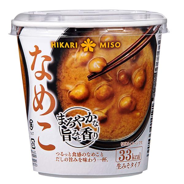 他サイト： ひかり味噌 カップみそ汁 まろやかな旨みと香り なめこ 1食 ×6個の商品画像