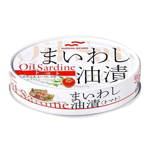 他サイト： マルハニチロ まいわし油漬(トマト) エキストラバージンオイル 100g ×5個の商品画像