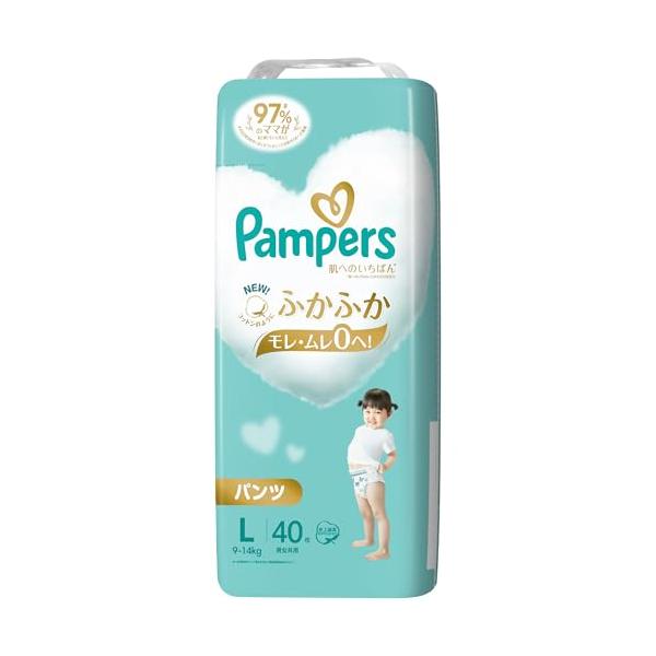 他サイト： パンツ Lサイズパンパース オムツ 肌へのいちばん (9~14kg) 40枚の商品画像