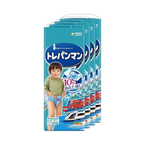他サイト： トレーニング専用パンツ ビッグサイズトレパンマン 男の子 オムツ(12~22kg)120枚(30枚×4)ケース品の商品画像
