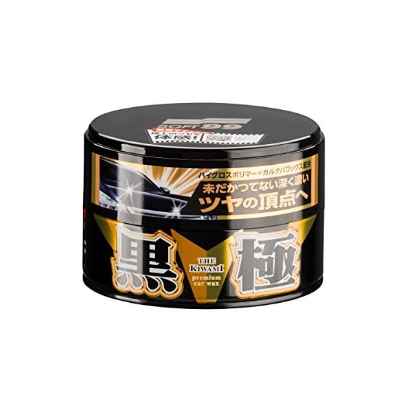 他サイト： ソフト99(SOFT99) ワックス WAX 黒の極WAX 固形 200g 自動車塗膜の保護および艶出し用 スポンジ 00193の商品画像