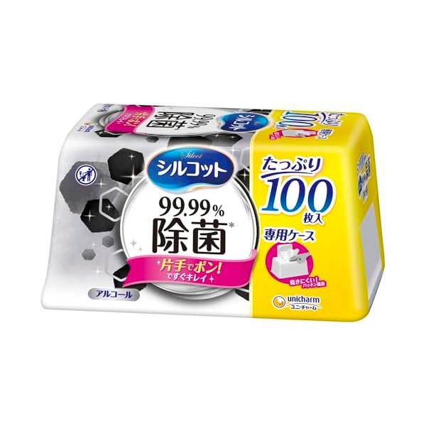 シルコット 99.99%除菌 本体 大容量 100枚(×1個)