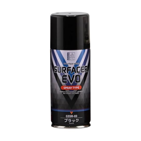 ガイアノーツ ガイアスプレーシリーズ GSSR-03 サーフェイサーエヴォ ブラック 170ml 模型用塗料 29023