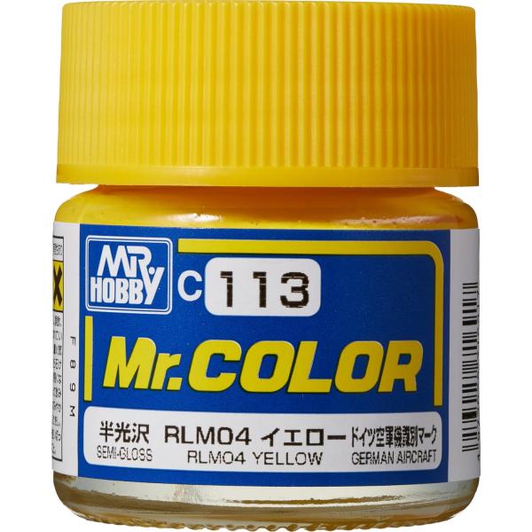 GSI クレオス(GSI Creos) Mr.カラー RLM04イエロー 半光沢 10ml ホビー用塗料 C113