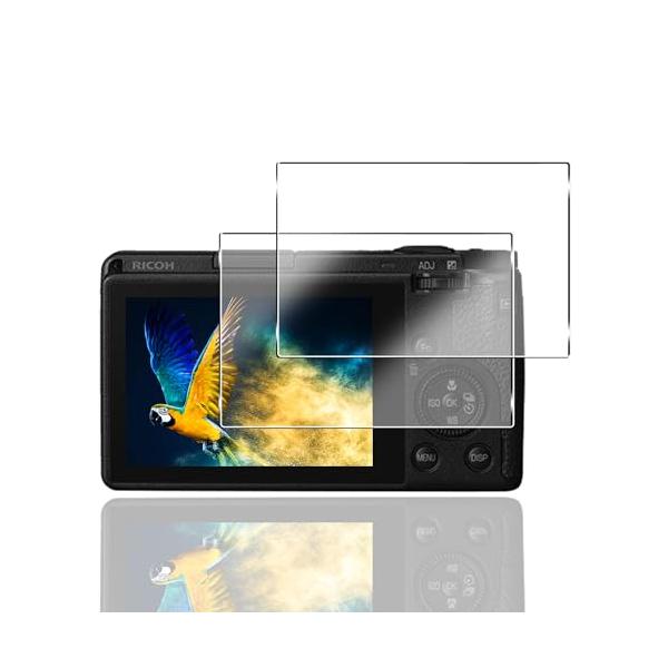 2枚セット 対応 RICOH GR III/GR IIIX 保護フィルム ガラスフィルム 2枚 硬度9H 日本旭硝子製 対応 GR3 / G