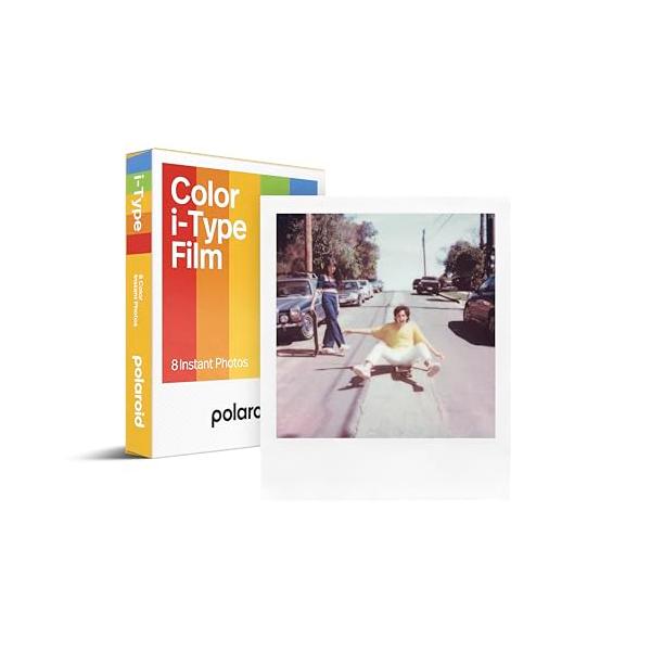 Polaroid(ポラロイド) インスタントフィルム Color i-Type Film カラーフィルム 8枚入り フレームカラー白 (60