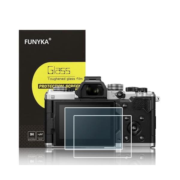 Olympus OM-3専用2枚セット 超薄ガラス液晶保護フィルム Olympus OM-3 対応 透過率95％以上 高硬度9H 撥水 撥油