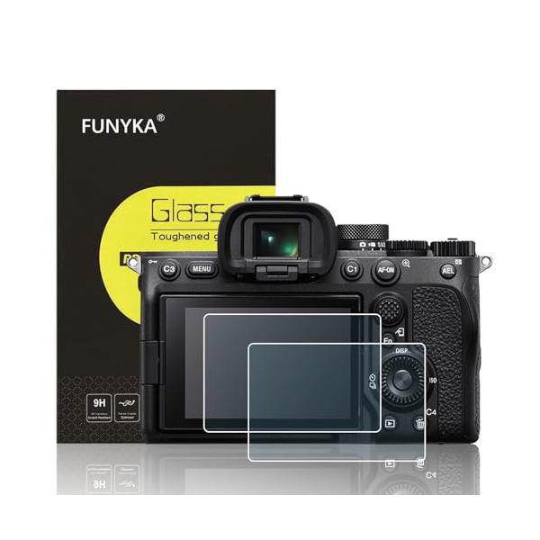 Sony A1II A9III A7RV 用 2枚セット 超薄ガラス液晶保護フィルム Sony A1II A9III A7RV A7R Ma
