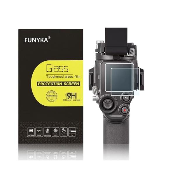 DJI RS4/RS4 Pro 専用 2枚セット 超薄ガラス液晶保護フィルム DJI RS4 / RS4 Pro 対応 透過率95％以上 高