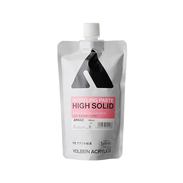 ホルベイン アクリリックメディウム AM442 300ml モデリングペーストハイソリッド〈白色高密度盛り上げ材〉 14442