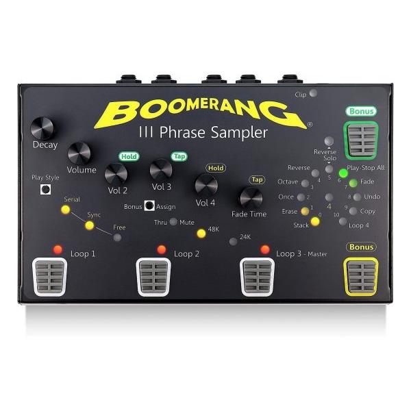ギター ルーパー ペダル BOOMERANG III Phrase Sアンプler - Run 4 Separate Loops - マルチ エフェクトs Loop ペダル Station - エレクトリック ギター, ベ