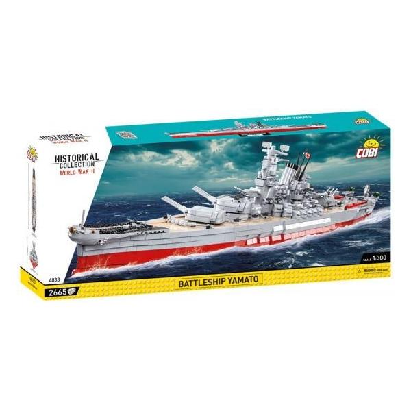 COBI ブロック 日本軍 戦艦大和 YAMATO 1/300 2665ピース レゴに互換