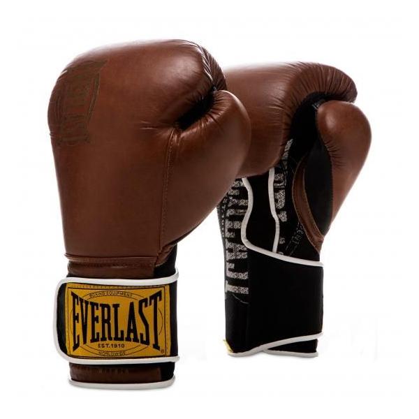 Everlast P00002502 1910 クラシックトレーニンググローブ ブラウン 14オンス