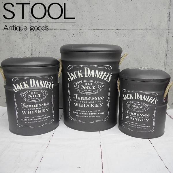 スツール ジャックダニエル JACK DANIELS ブリキ アメリカン雑貨