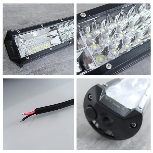 LED ���C�g�o�[ �o�[���C�g ���[�N���C�g 122cm 48�C���` ��Ɠ� �� �T�[�`���C�g 12V 24V 648W �I�t���[�h�� SUV �l�� ��� �d�@ �}�������C�g HT-41WHXL ���i�摜4