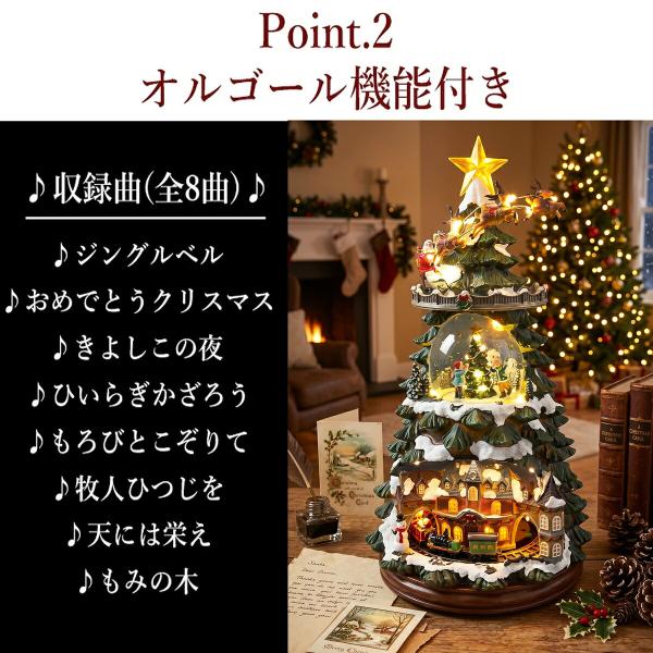 �N���X�}�X  �����W�I���} �W�I���}�^�E�� ��� �C���~�l�[�V����  LED���C�g ������ �T���^ �g�i�J�C �Ɩ� �c���[ �N���X�}�X�\���O8�Ȏ��^ JM-19 ���i�摜2