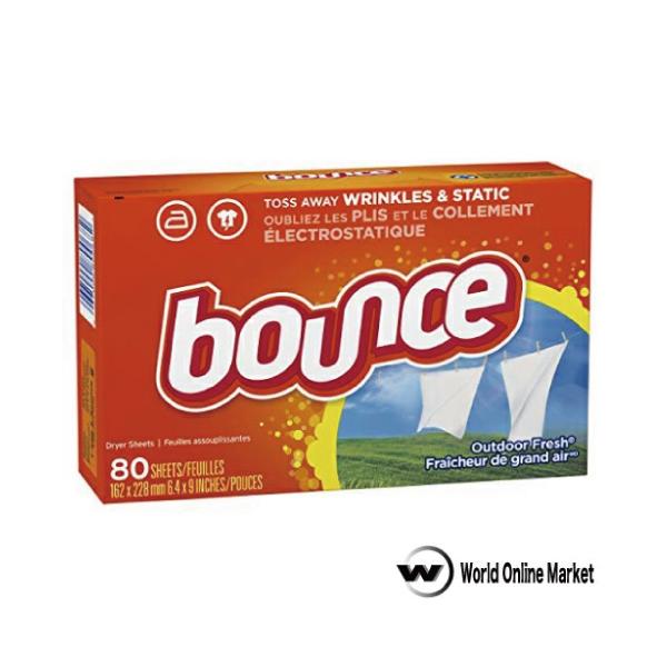 他サイト： バウンスシート アウトドアフレッシュ 80シート 乾燥機用柔軟シート bounceの商品画像