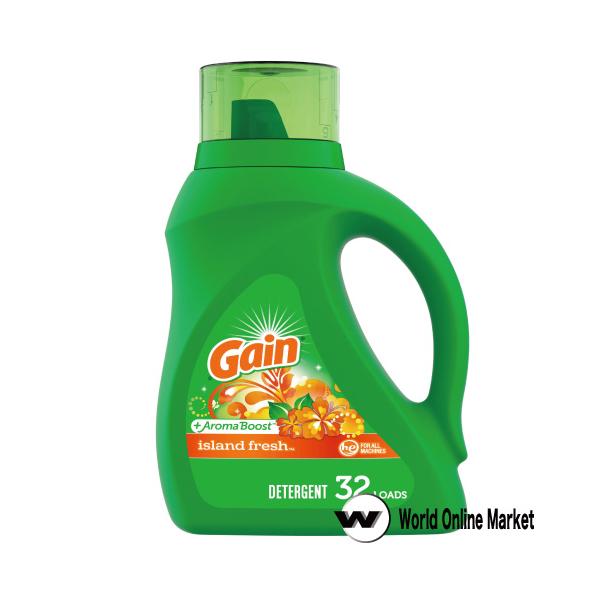 アメリカ 洗濯洗剤 Gain アイランドフレッシュ5.02L 大容量 worldonlinemarket_be-026