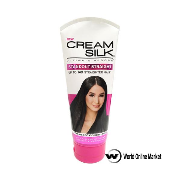 CREAMSILKのSTANDOUT STRAIGHTコンディショナーです。滑らかな指通りのサラサラな髪に仕上がります。香りも海外のコンディショナーならではの香りです。原産国：フィリピン内容量：180ml成分：水、セタノール、ジメチコノール...