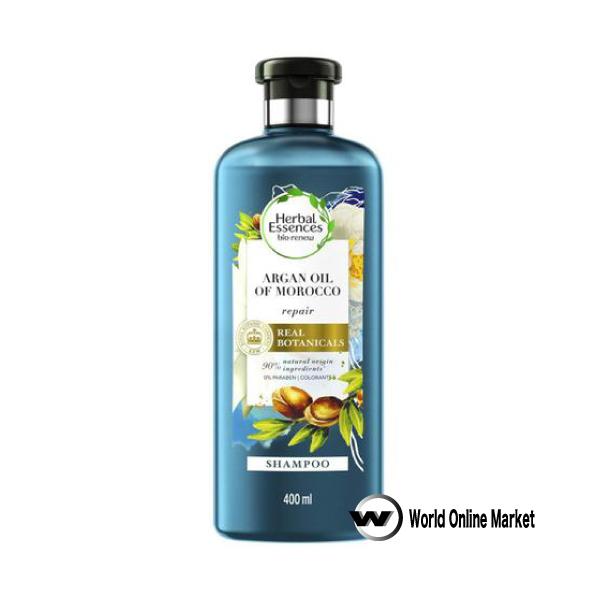 ハーバルエッセンス　アルガンオイルシャンプー 400ml x 10本　旧パケ ハーバルエッセンス シャンプー アルガンオイル 400ml : world online