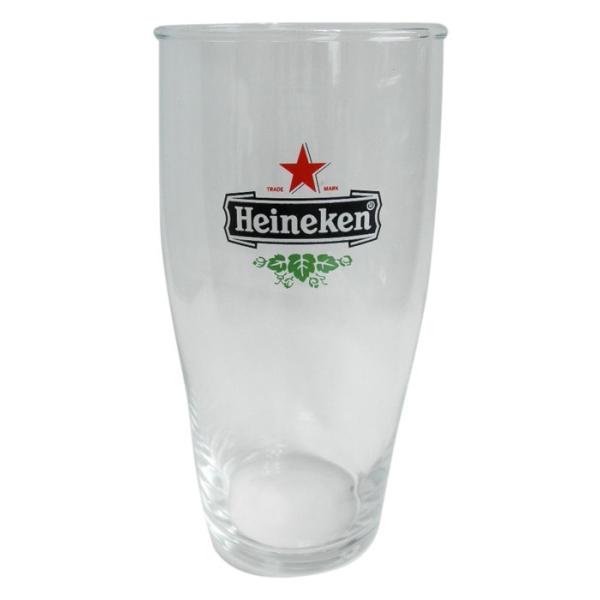 ハイネケンの非売品販促アイテムのビアグラスです。大きくボリューミーな見た目！これを使って飲むビールを想像するだけでテンションが上がっちゃいます！サイズ：φ7.5×16.5cm