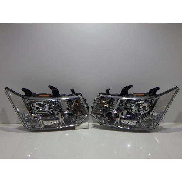 三菱 デリカD5 ヘッドライト左右 HID CV 前期 100-87918 コーティング