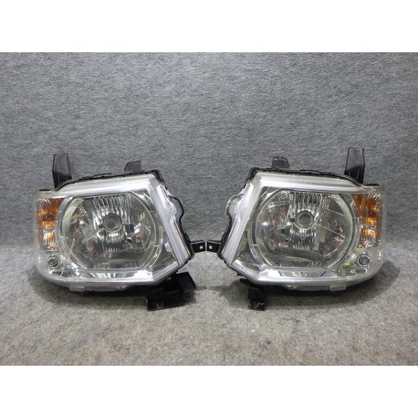 三菱（MITSUBISHI） EKワゴン ヘッドライト左右 ハロゲン H82W P6519