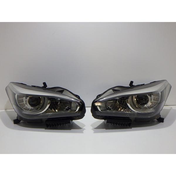 フーガ ヘッドライト左右 LED Y51 KY51 後期 100-23645 W AFS ハイブリッド コーティング 綺麗 260702034