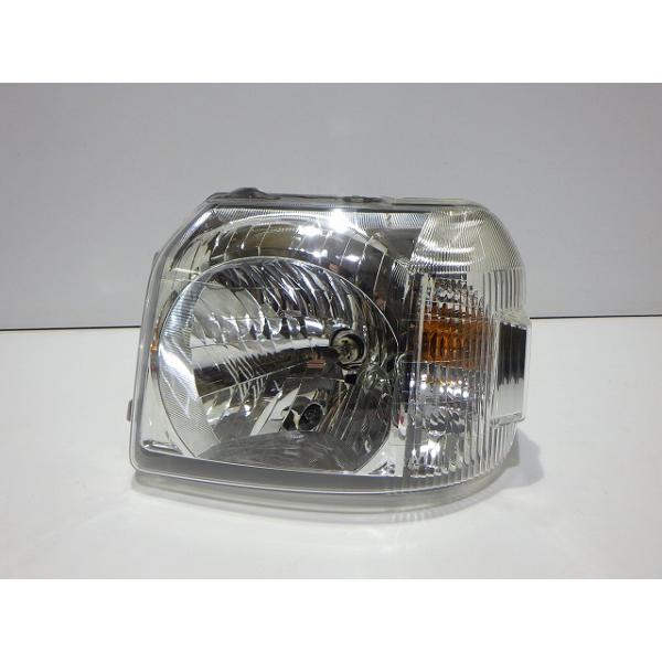 バモス 左ヘッドライト ハロゲン HM1 HM2 HH5 アクティ HH6 レベ付 後期 コーティング 33150-S3C-N11 美品 260706051