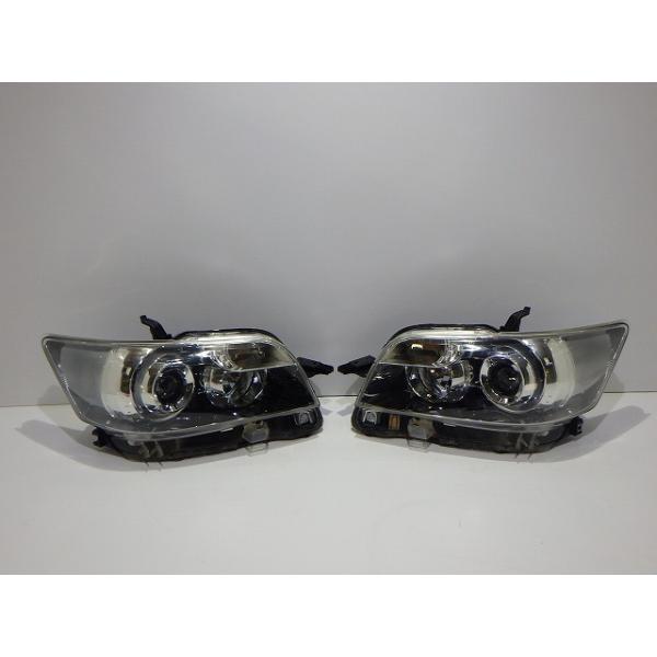 カローラルミオン ヘッドライト左右 HID NZE151N 前期 NZE152 NZE154 12-540 3 ブルー コーティング ZRE152 綺麗 260