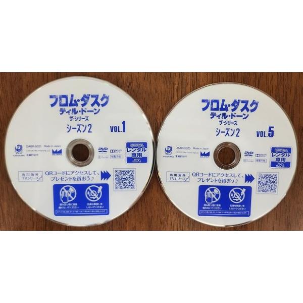 ■B001■ レンタルUP#DVD フロム ダスク ティル ドーン ザ シリーズ シーズン2 全5巻 ※ディスクのみ