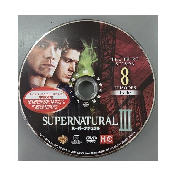 ■B001■ レンタルUP#DVD スーパーナチュラル サードシーズン 3 全8巻 ※ディスクのみ