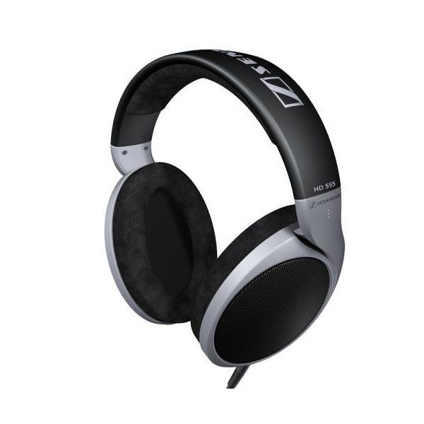 Sennheiser HD 555 有線ヘッドホン Sennheiser HD 555 Headband Headphones - Black/Gray for sale