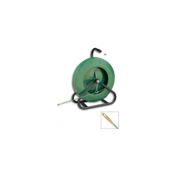 GreenleeO[[ 542-150 150' X 3/16h (45.7 M X 4.8 Mm) Fiberglass Fish Tape In Reel Stand : UPC # 35745