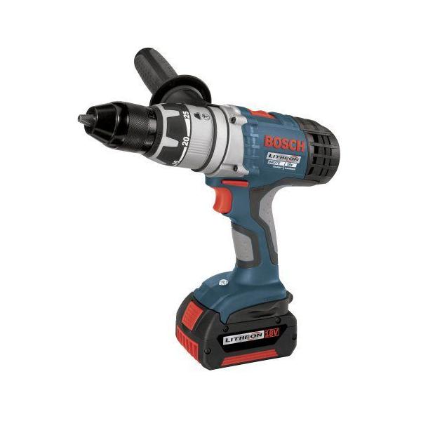 Bosch{bV 17618-01 18-Volt 1/2-Inch Brute Tough Litheon Hammer Drill/Driver with 2 Fat Batteries