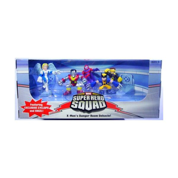 }[x Superq[[ Squad  X-Men's Danger Room Debacle 5-Pack (AngelC CylopsC E@