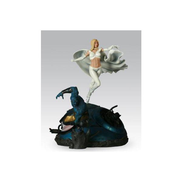 X-Men VS Sentinel - r[Xg and White Queen - }[x Polystone Diorama - Premium 16'' Statue