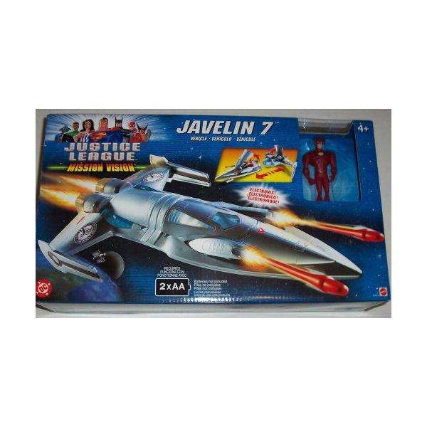 Mattel WXeBXE[O Mission Vision Javelin 7 Vehicle with Flash ANV tBMA