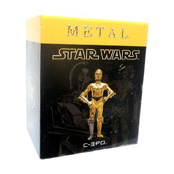 X^[EH[Y Metal  Pewter Statue C3PO