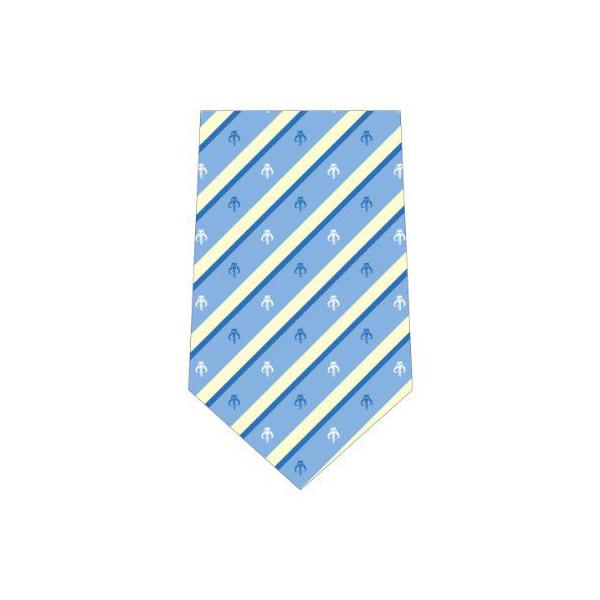 X^[EH[Y - SW Necktie 4-Light Blue [Boba Fett Symbol Royal Crest Pattern]