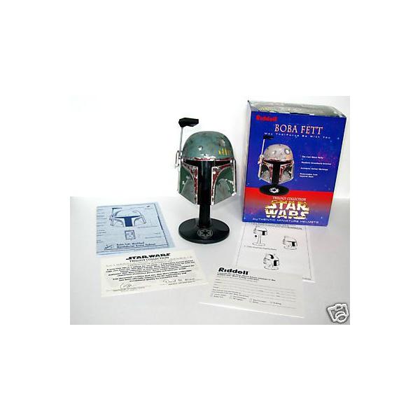 X^[EH[Y BOBA FETT AUTHENTIC MINIATURE HELMET