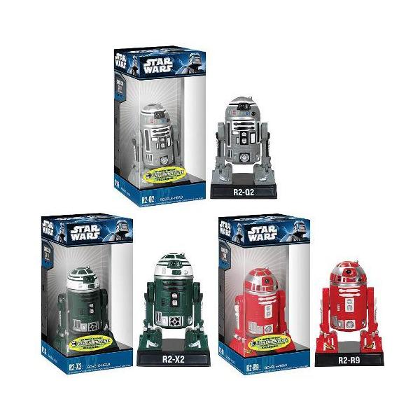 X^[EH[Y R2 Droid  Bobble Head Zbg Of 3
