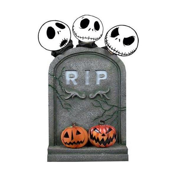 Neca iCgArtHANX}X Light up  inches WbN Heads Tombstone inches  Lawn Ornament