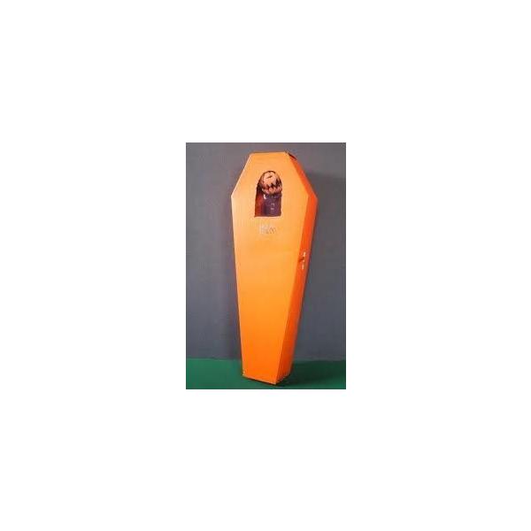 iCgArtHANX}X 17h WbN Pumpkin King Doll in Orange Coffin
