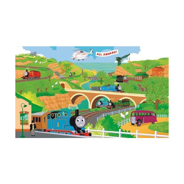 RoomMates YH1415M Thomas(機関車トーマス) the Train Prepasted Mural， 9 by 15-Foot