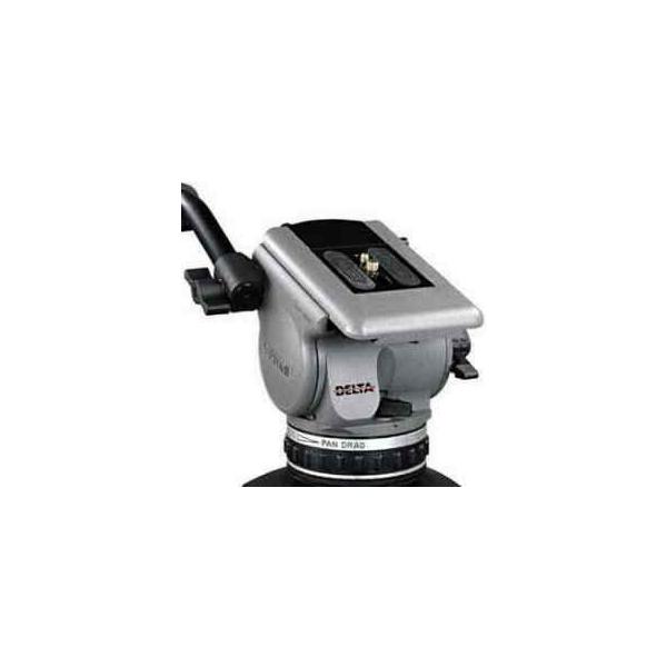 Cartoni D600 Delta 100mm Ball Base Fluid Head with Telescopic Pan Bar, Maximum Load Capacity 48 l