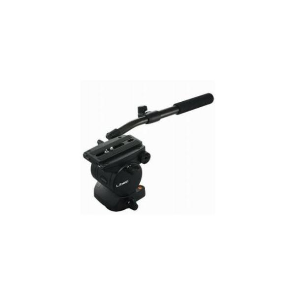 Libec RH25R Pan and Tilt Fluid Head with Pan Handle, 13 lbs Load Capacity
