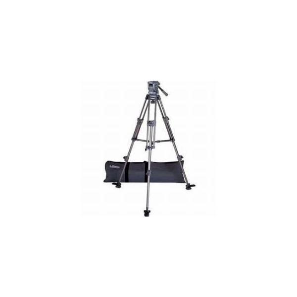Libec LS-22DV 2-Stage Aluminum Tripod System: Head H22DV /T68