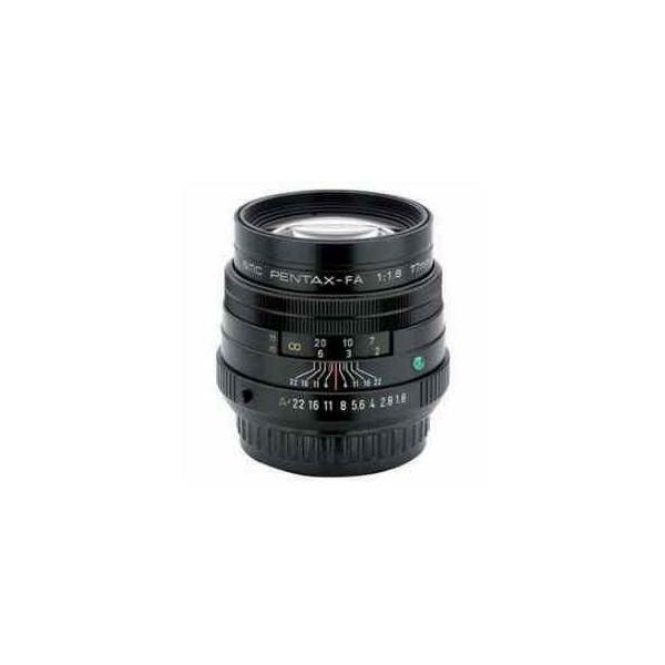 Pentax SMCP-FA 77mm f/1.8 Limited Edition Black Finish Telephoto Lens.