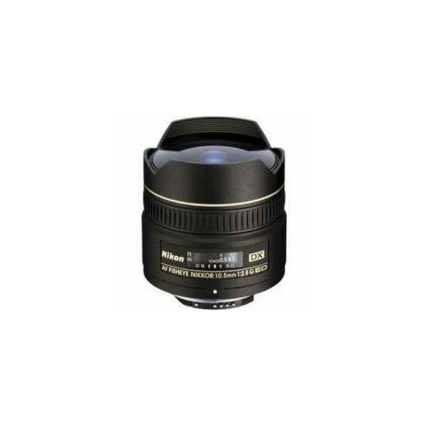 Nikon 10.5mm f/2.8G ED-IF AF DX Fisheye Nikkor Lens F/DSLR Cameras - Grey Market